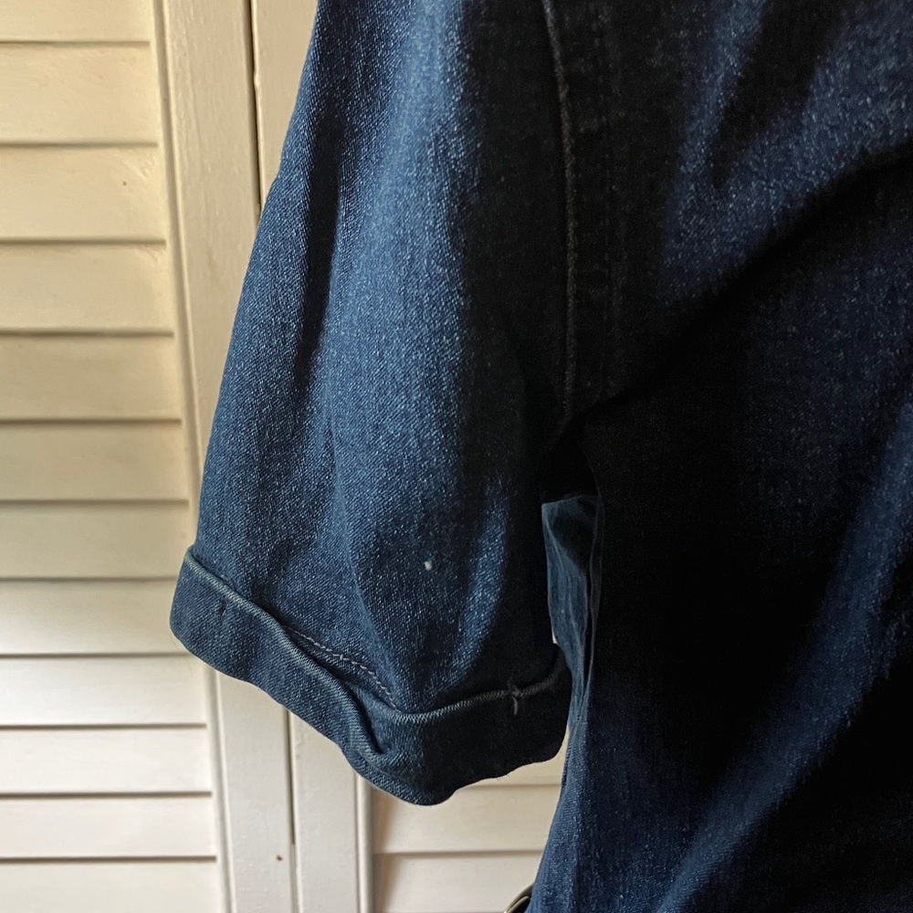 Fashion Nova Classic Blue Denim Jumpsuit - Picture 14 of 15